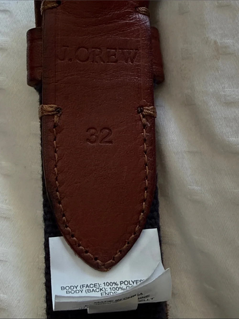 Men’s J Crew Labrador Retriever Belt size 32